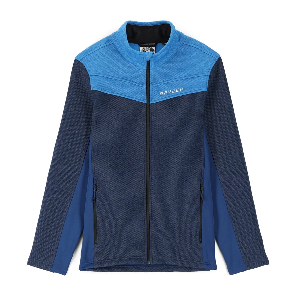 Spyder Mens Encore Full Zip - Abyss Collegiate