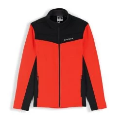 Spyder Mens Encore Full Zip - Volcano Black