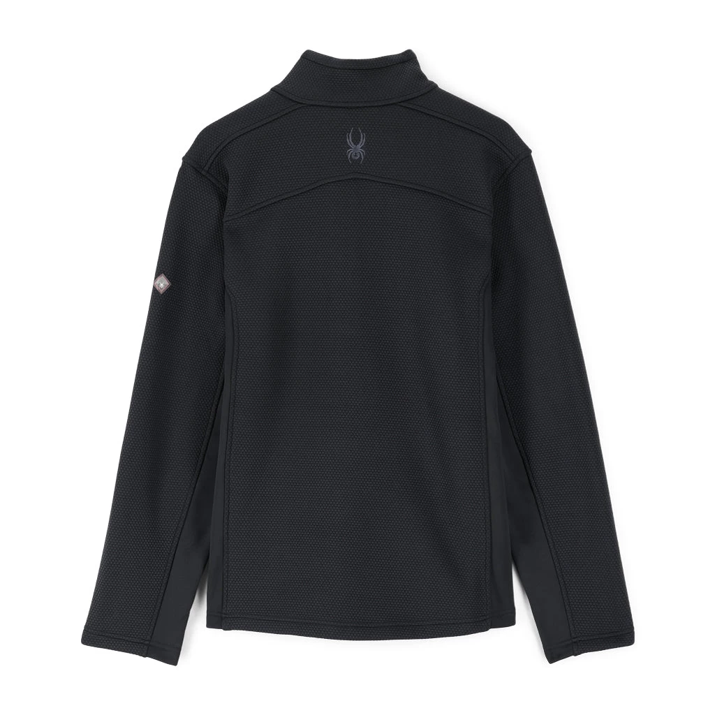 Spyder Mens Encore Half Zip - Black - Image 2