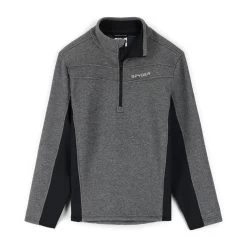 Spyder Mens Encore Half Zip - Ebony Black