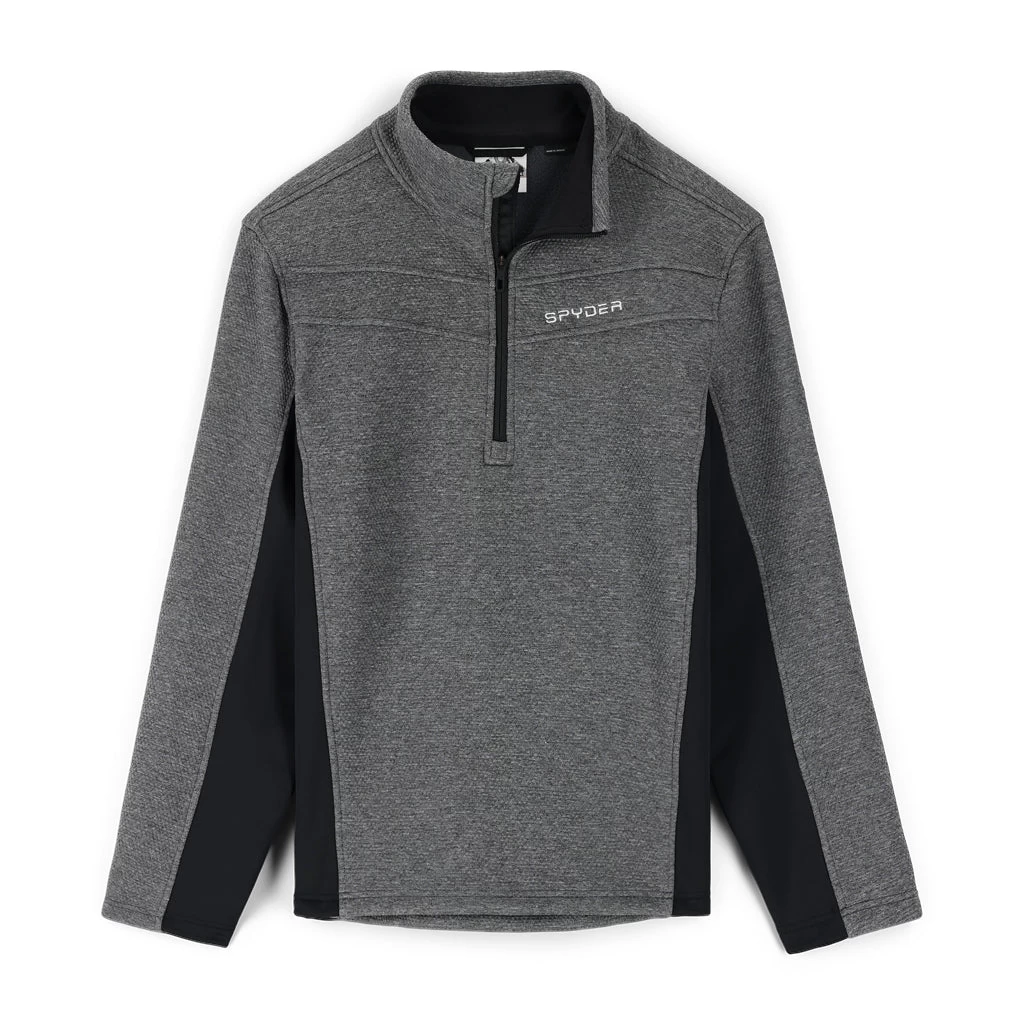 Spyder Mens Encore Half Zip - Ebony Black