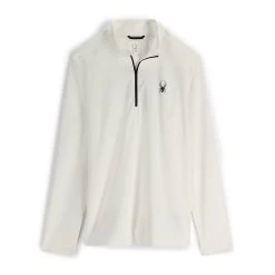 Spyder Mens Prospect Half Zip - White