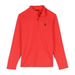 Spyder Mens Prospect Half Zip - Volcano