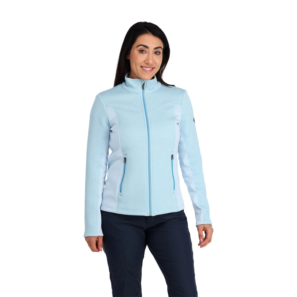 Spyder Womens Encore Full Zip - Frost Frost - Image 2