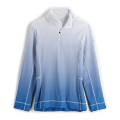 Spyder Womens Savona Half Zip - Defrost Collegiate