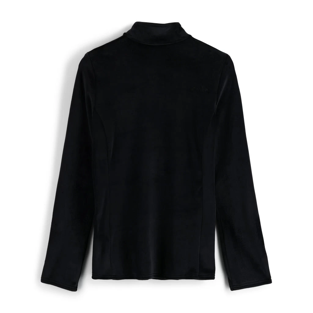 Spyder Womens Shimmer Bug Half Zip - Black - Image 2