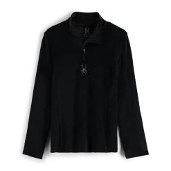 Spyder Womens Shimmer Bug Half Zip - Black
