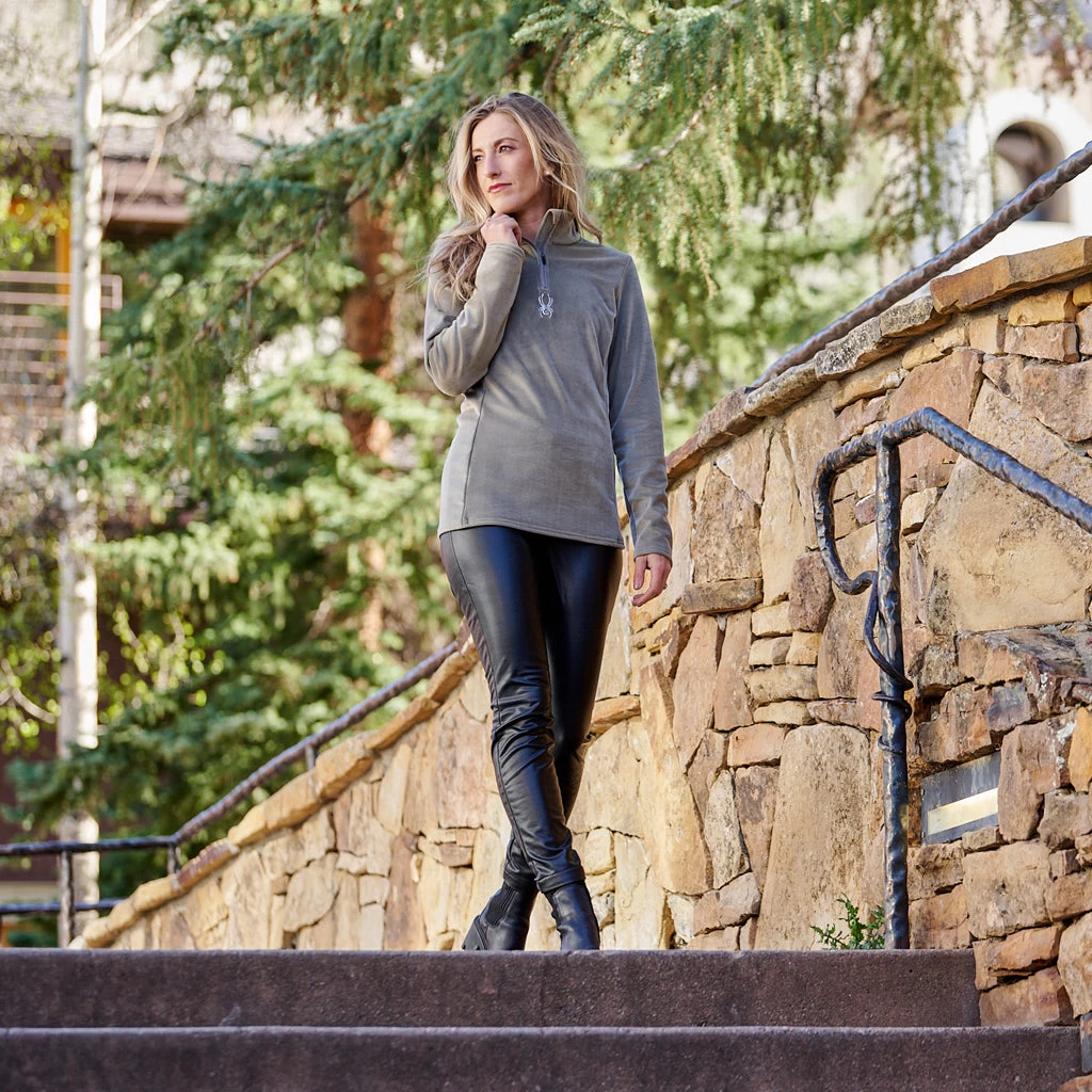 Spyder Womens Shimmer Bug Half Zip - Cashmere