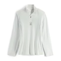 Spyder Womens Shimmer Bug Half Zip - White