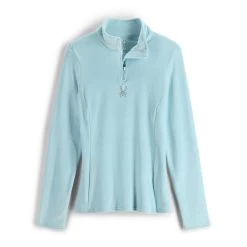 Spyder Womens Shimmer Bug Half Zip - Frost