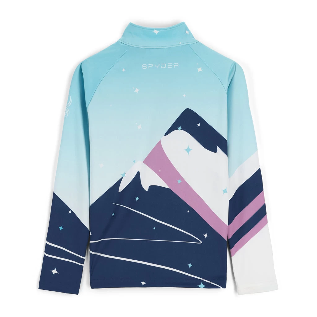 Spyder Big Girls Surface Half Zip - Abyss - Image 3