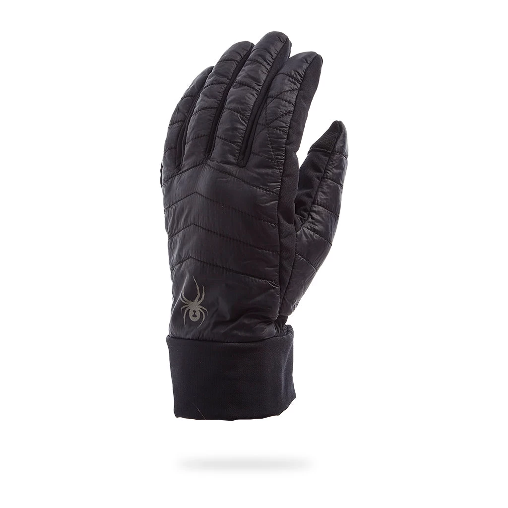 Spyder Mens Glissade Hybrid Glove - Black Alloy - Image 3