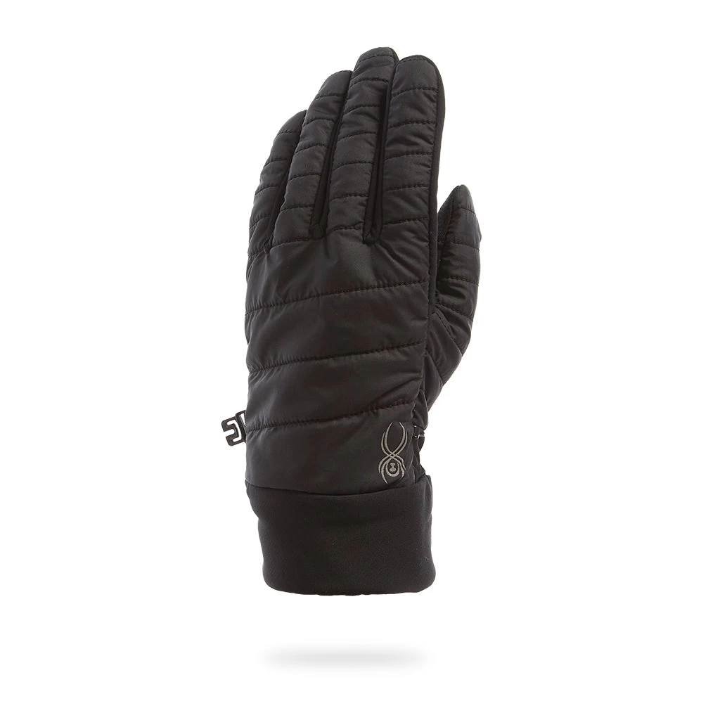 Spyder Womens Glissade Hybrid Glove - Black Black - Image 3