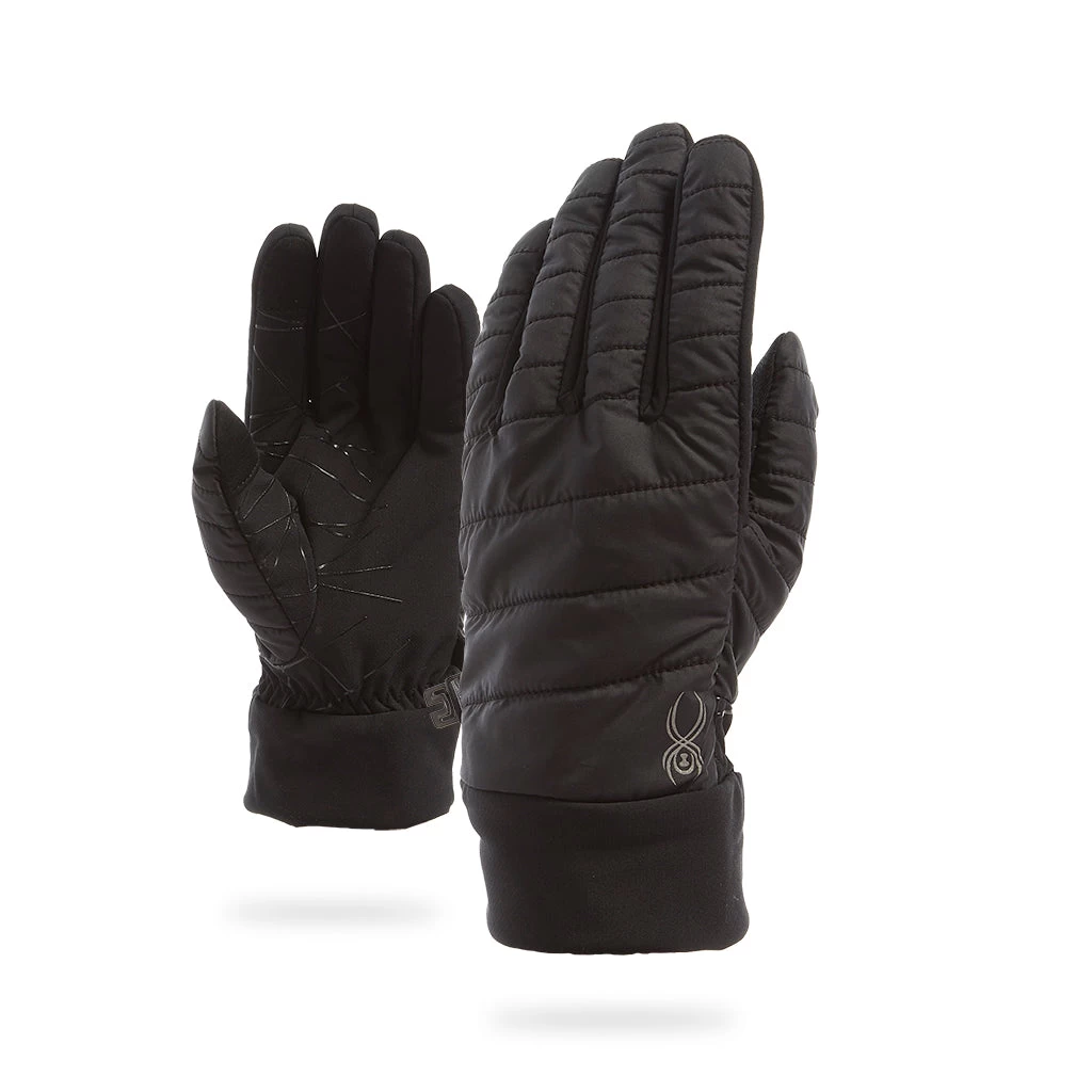 Spyder Womens Glissade Hybrid Glove - Black Black