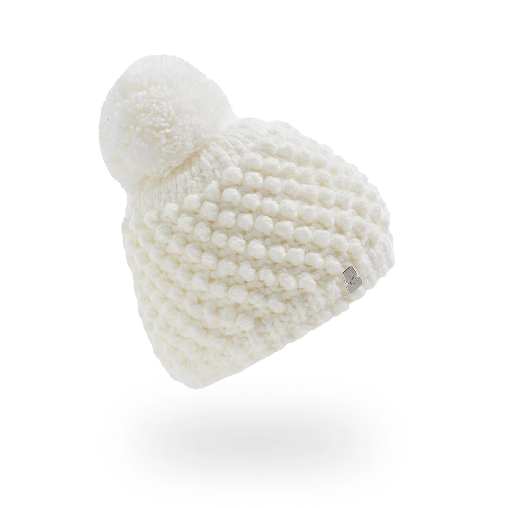 Spyder Big Girls Brrr Berry Pom - White