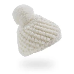 Spyder Little Girls Brrr Berry Pom - White