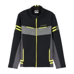 Spyder Mens Wengen Encore Full Zip - Black Citron