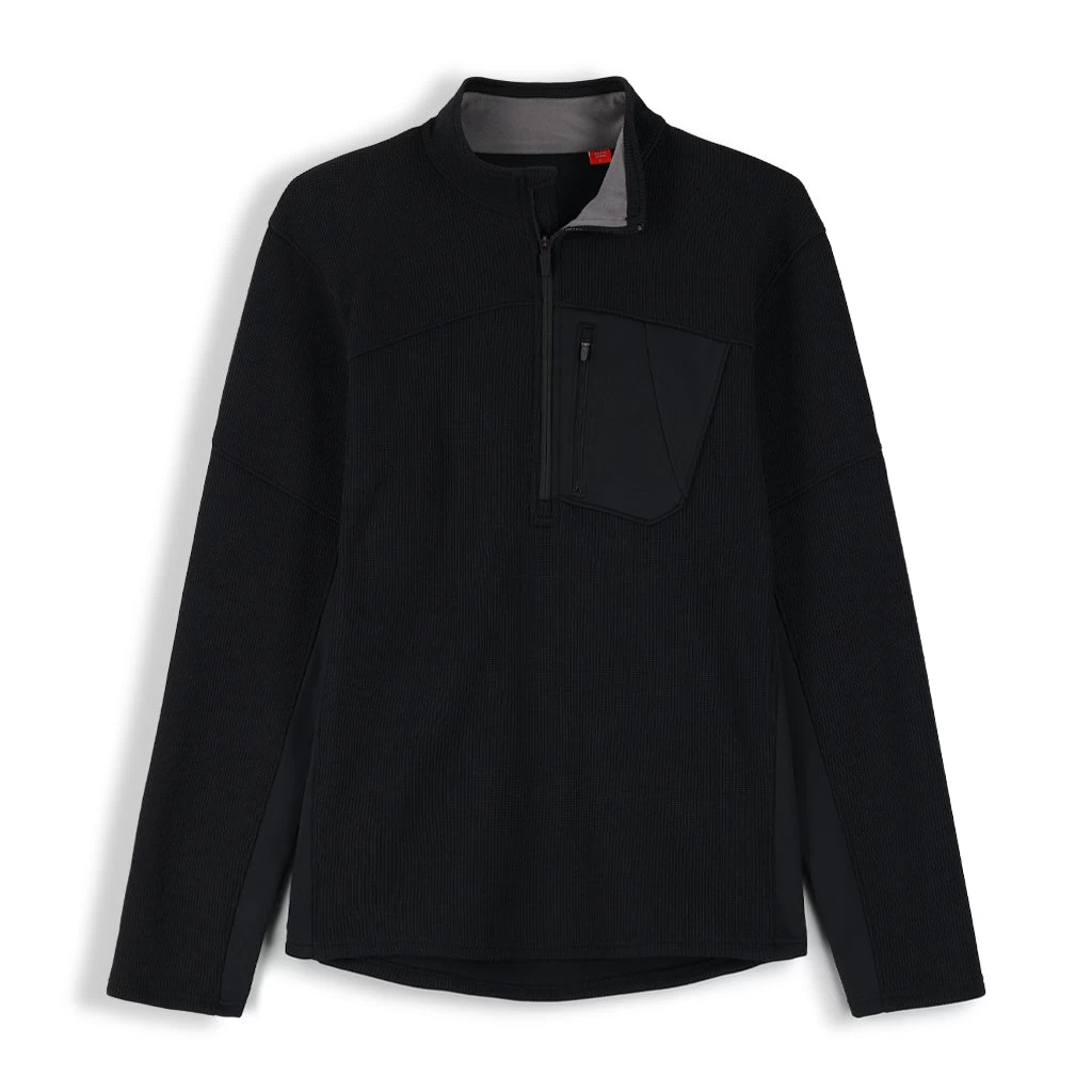 Spyder Mens Bandit Half Zip - Black