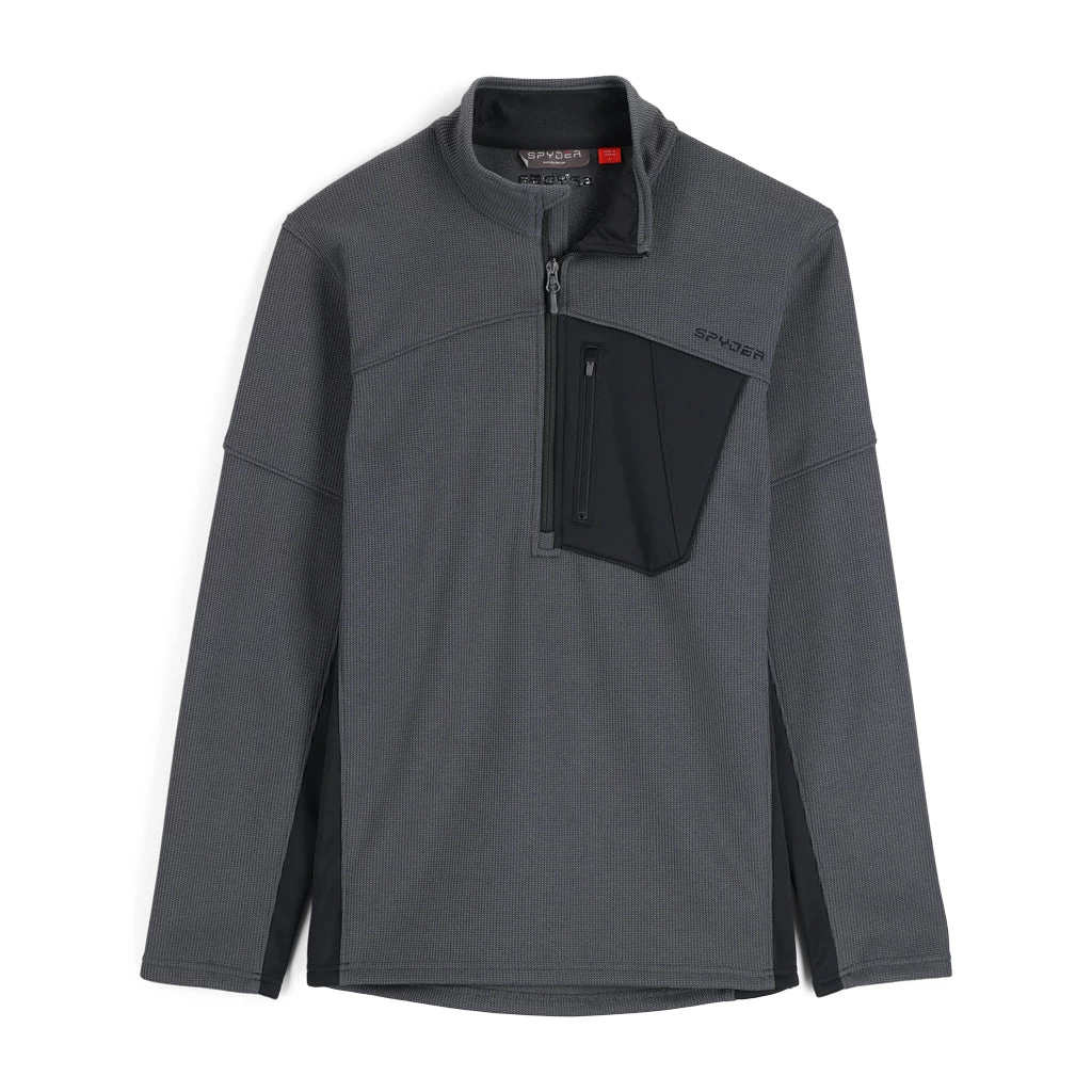 Spyder Mens Bandit Half Zip - Ebony