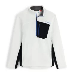 Spyder Mens Bandit Half Zip - White