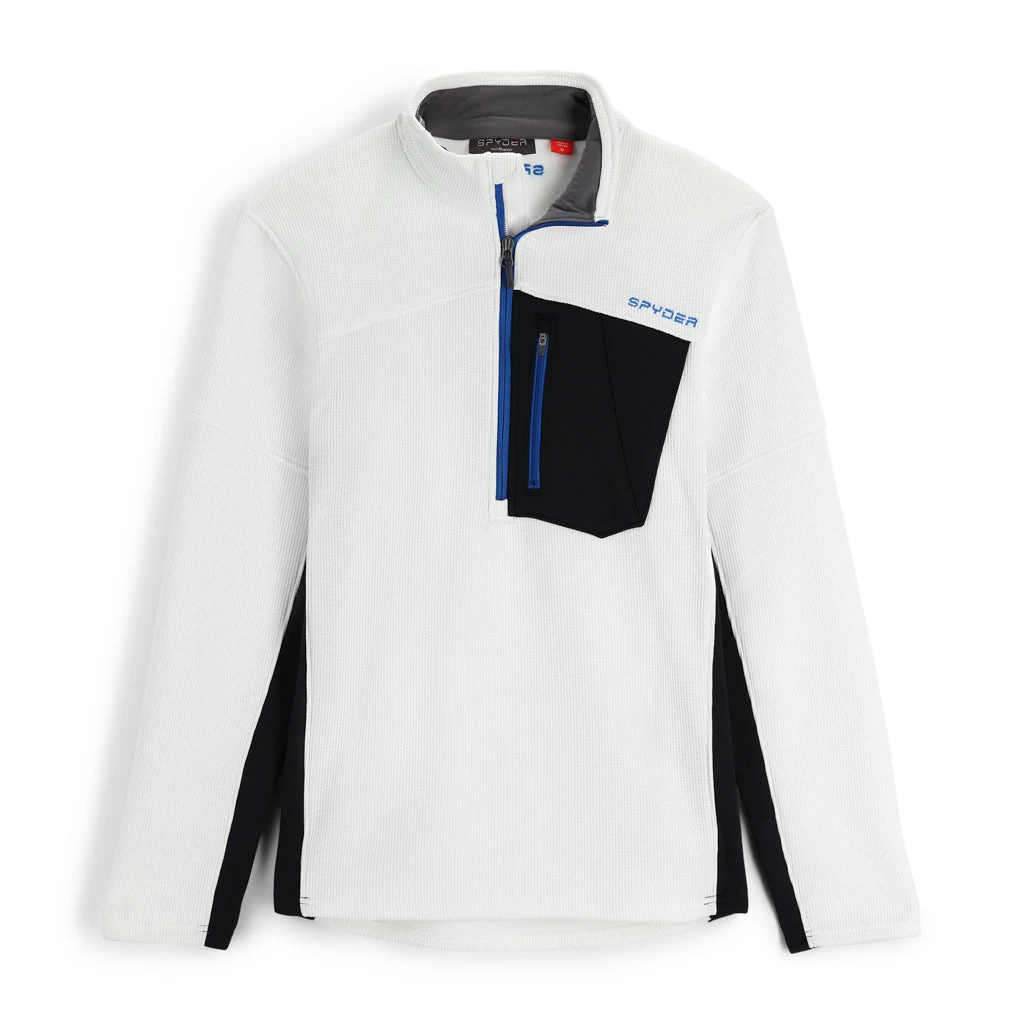 Spyder Mens Bandit Half Zip - White