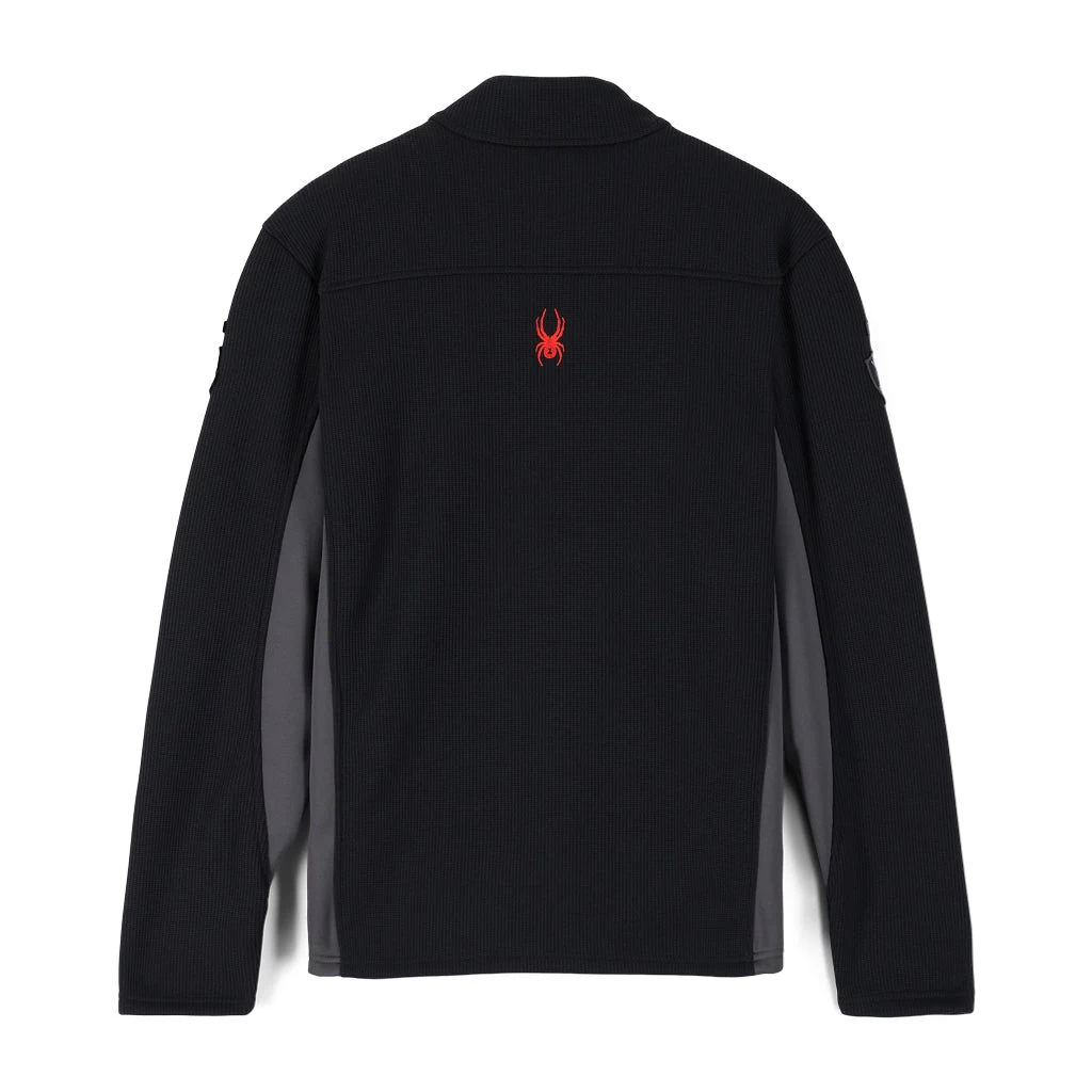 Spyder Mens Bandit Wengen Full Zip - Black - Image 2