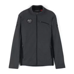 Spyder Mens Bandit Wengen Full Zip - Ebony