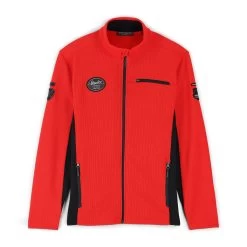Spyder Mens Bandit Wengen Full Zip - Volcano