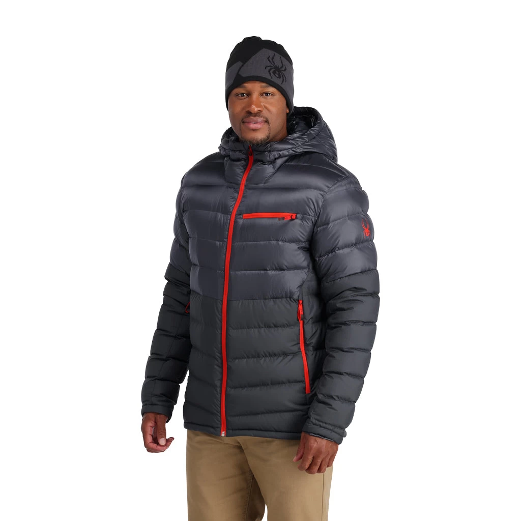 Spyder Mens Timeless Hooded - Ebony - Image 3