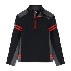 Spyder Mens Wengen Half Zip - Black