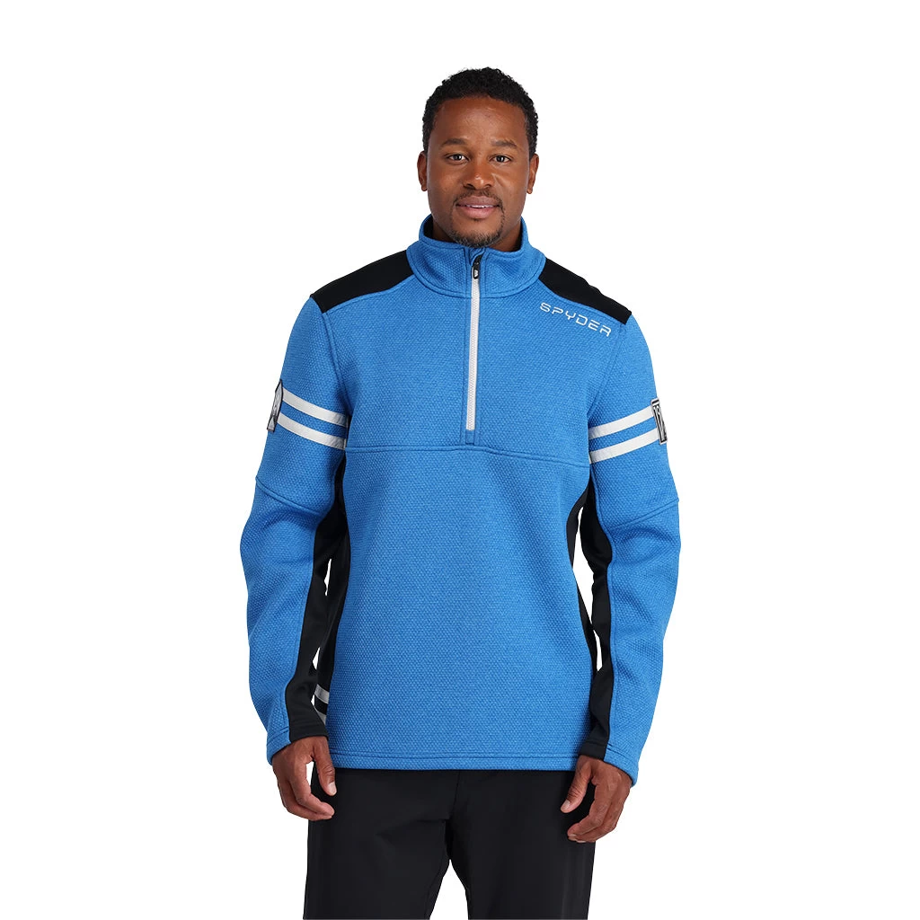 Spyder Mens Wengen Half Zip - Collegiate - Image 3