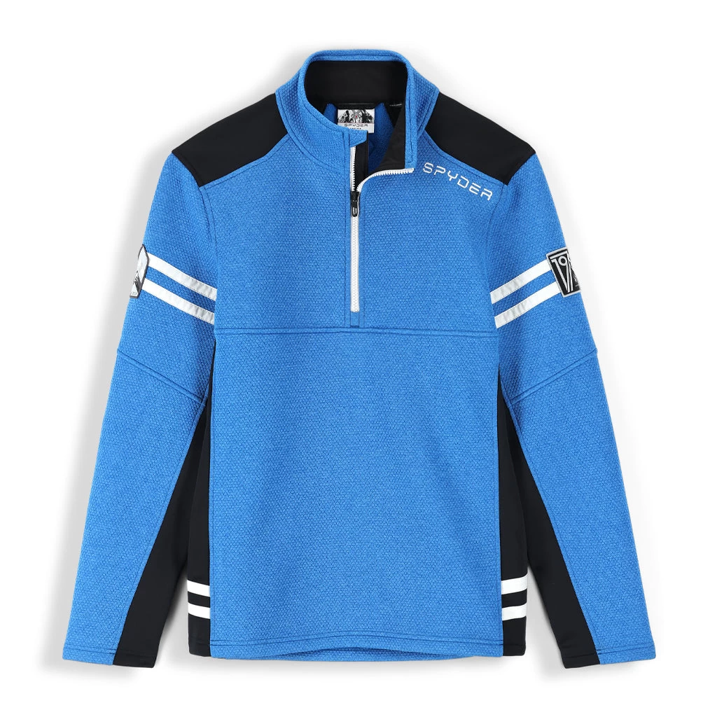 Spyder Mens Wengen Half Zip - Collegiate