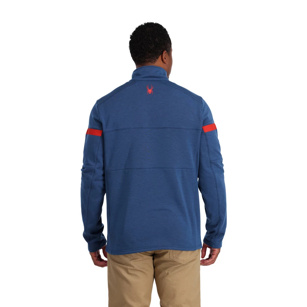 Spyder Mens Speed Half Zip - Abyss Volcano - Image 2