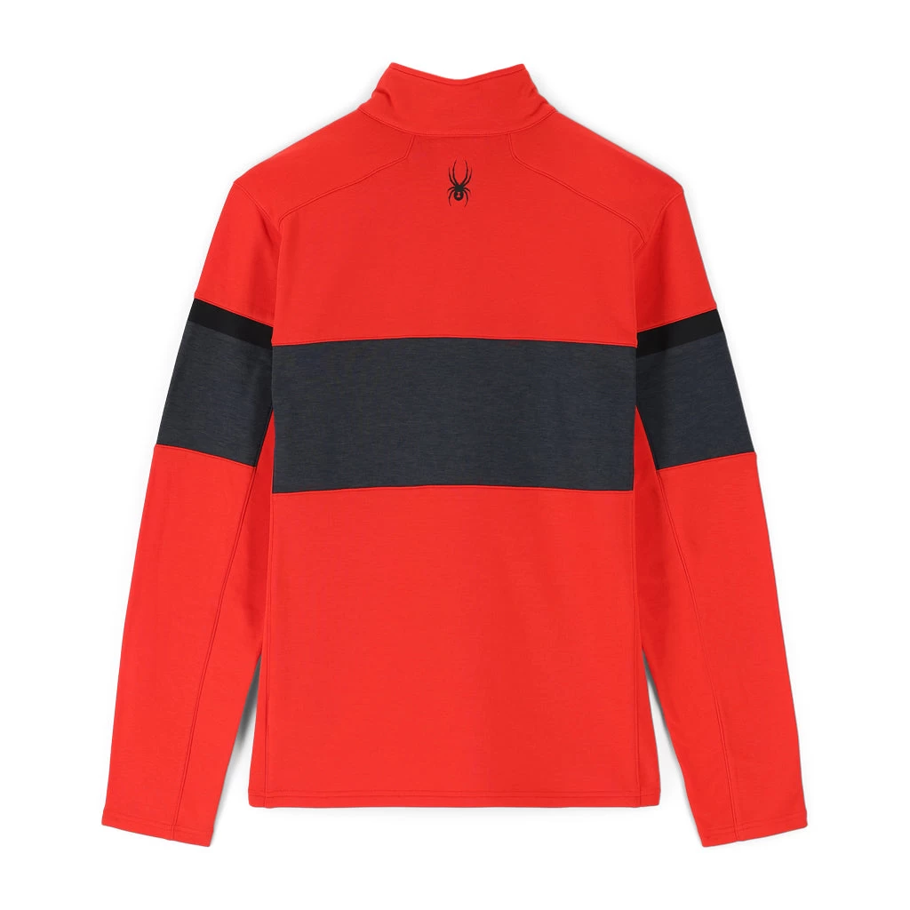 Spyder Mens Speed Half Zip - Volcano Ebony - Image 2