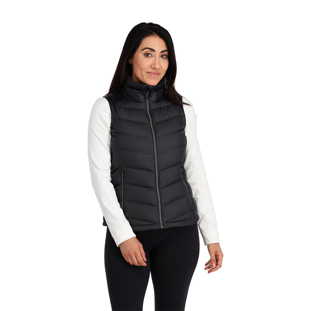 Spyder Womens Timeless Vest - Black Black - Image 2