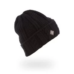 Spyder Womens Cable Knit - Black