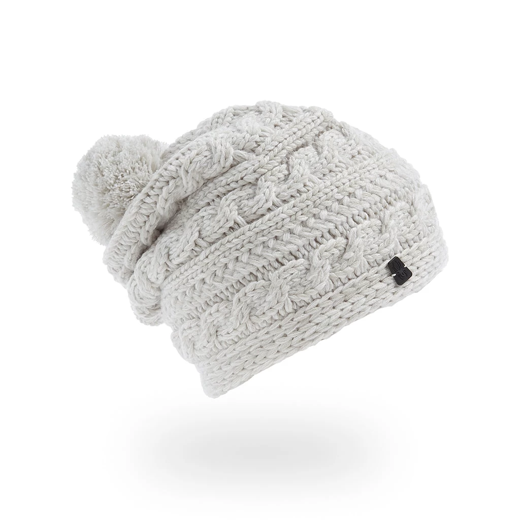 Spyder Womens Twisty Knit Pom - White - Image 2