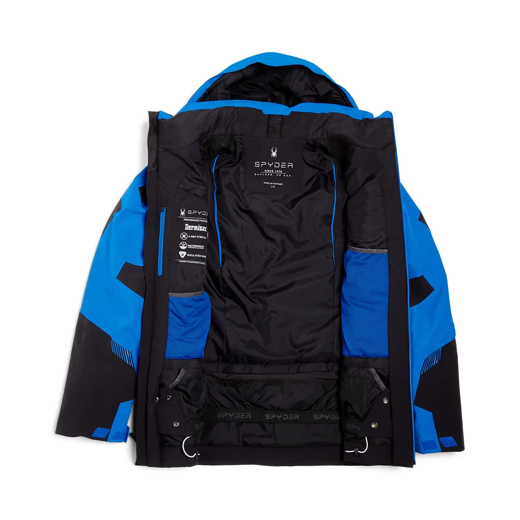 Spyder Mens Leader - Black Collegiate - Image 5