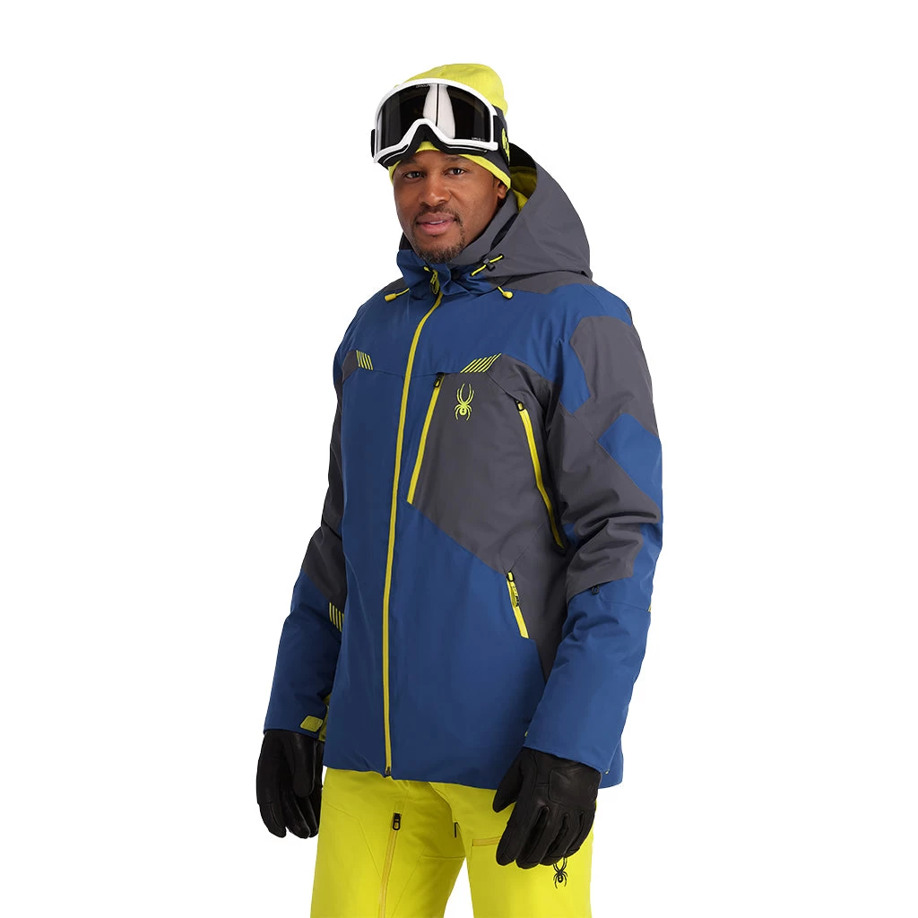 Spyder Mens Leader - Abyss Citron - Image 3