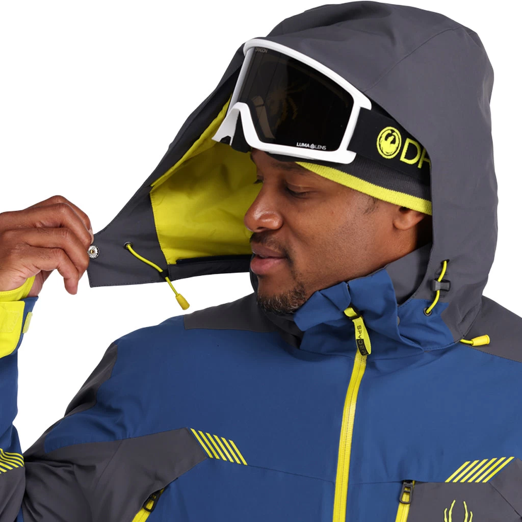 Spyder Mens Leader - Abyss Citron - Image 6