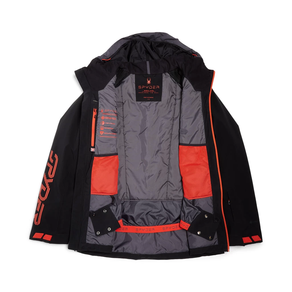Spyder Mens Anthem - Black Volcano - Image 5