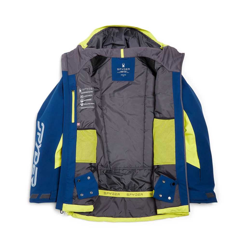 Spyder Mens Anthem - Abyss Citron - Image 5