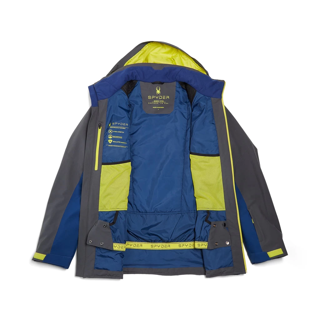 Spyder Mens Primer - Ebony Citron - Image 5