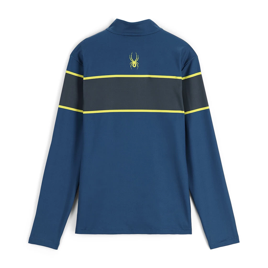Spyder Mens Spirit Of '78 Half Zip - Abyss Citron - Image 2