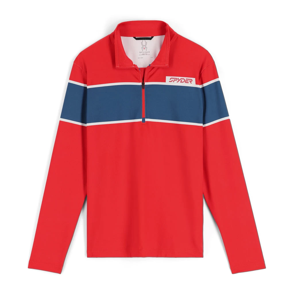 Spyder Mens Spirit Of '78 Half Zip - Volcano