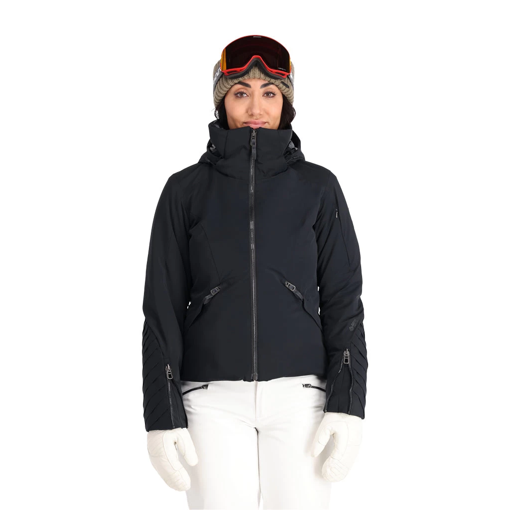 Spyder Womens Pinnacle No Faux Fur - Black - Image 2