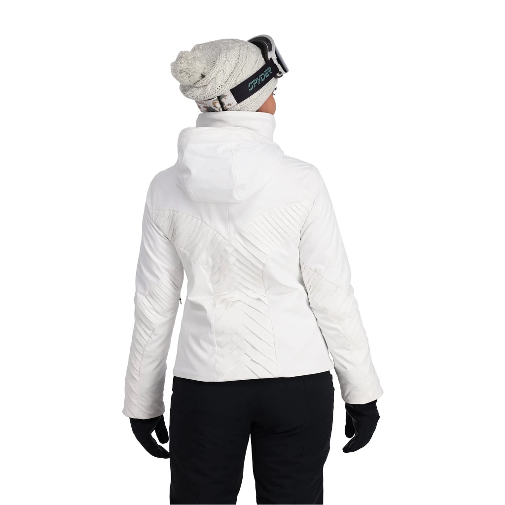 Spyder Womens Pinnacle No Faux Fur - White - Image 3