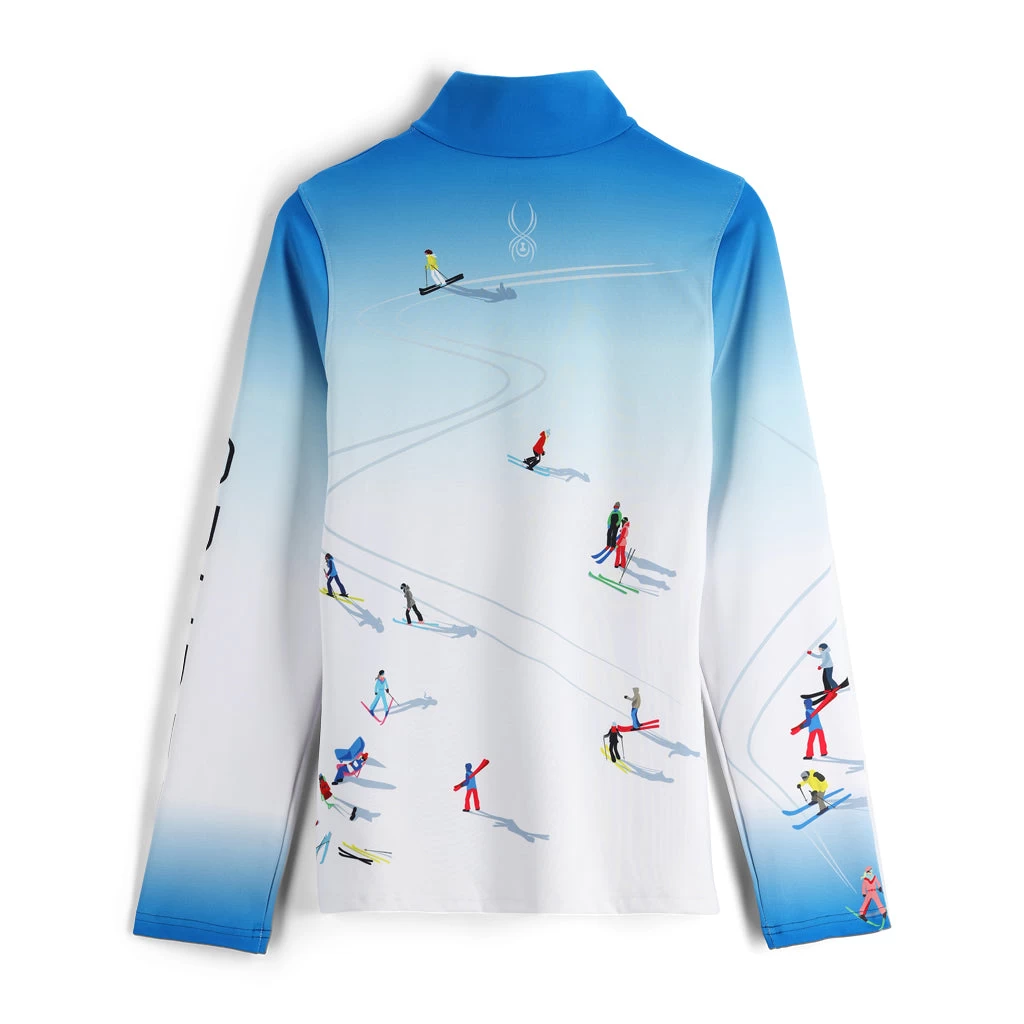 Spyder Womens Birds Eye Half Zip - Collegiate - Image 2