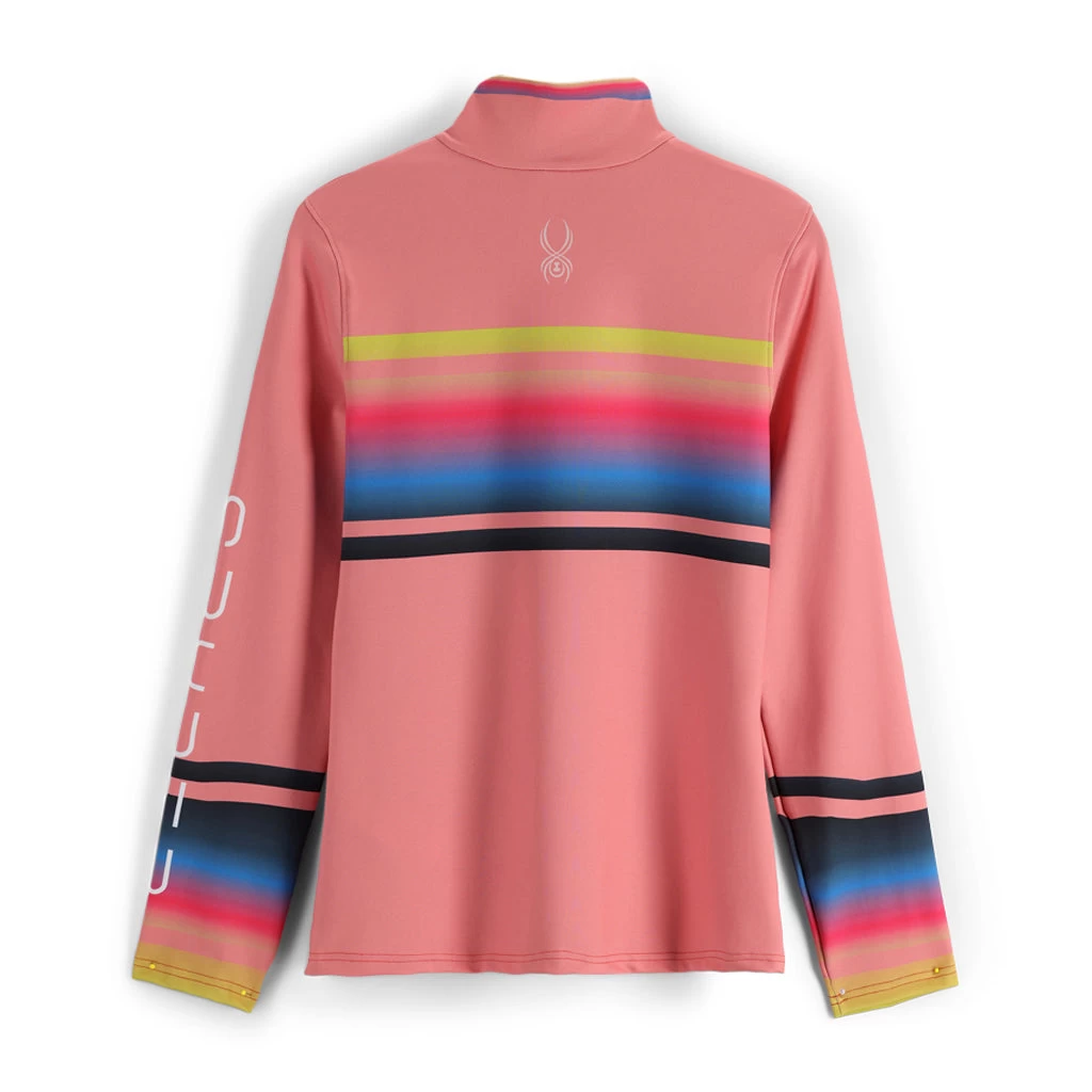 Spyder Womens Ombre Half Zip - Tropic - Image 2