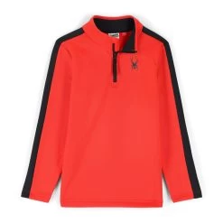 Spyder Big Boys Base Half Zip - Volcano